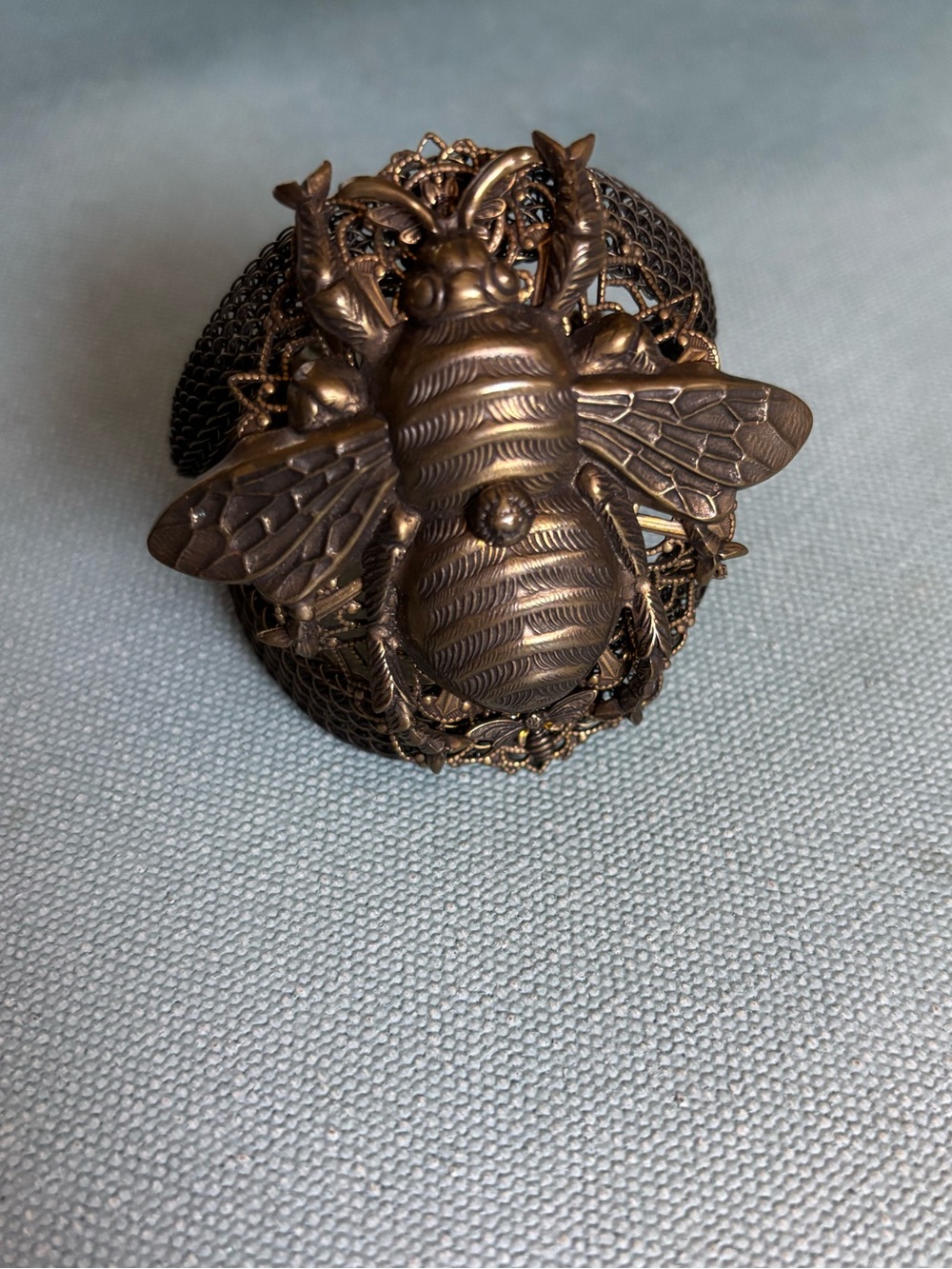 Jan Michaels Vintage Bee Bracelet Metal
